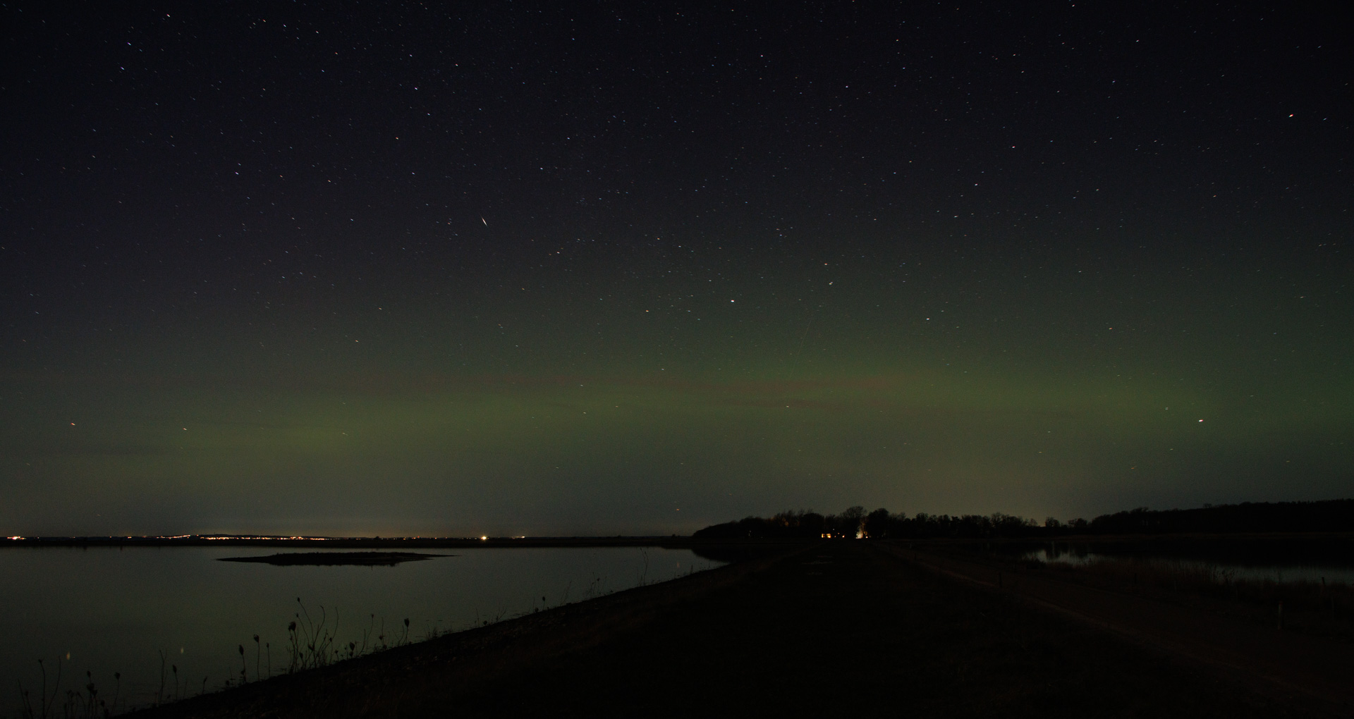 Nordlys ved Gyldensteen Strand